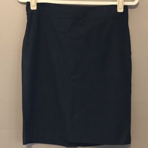 Black pencil skirt